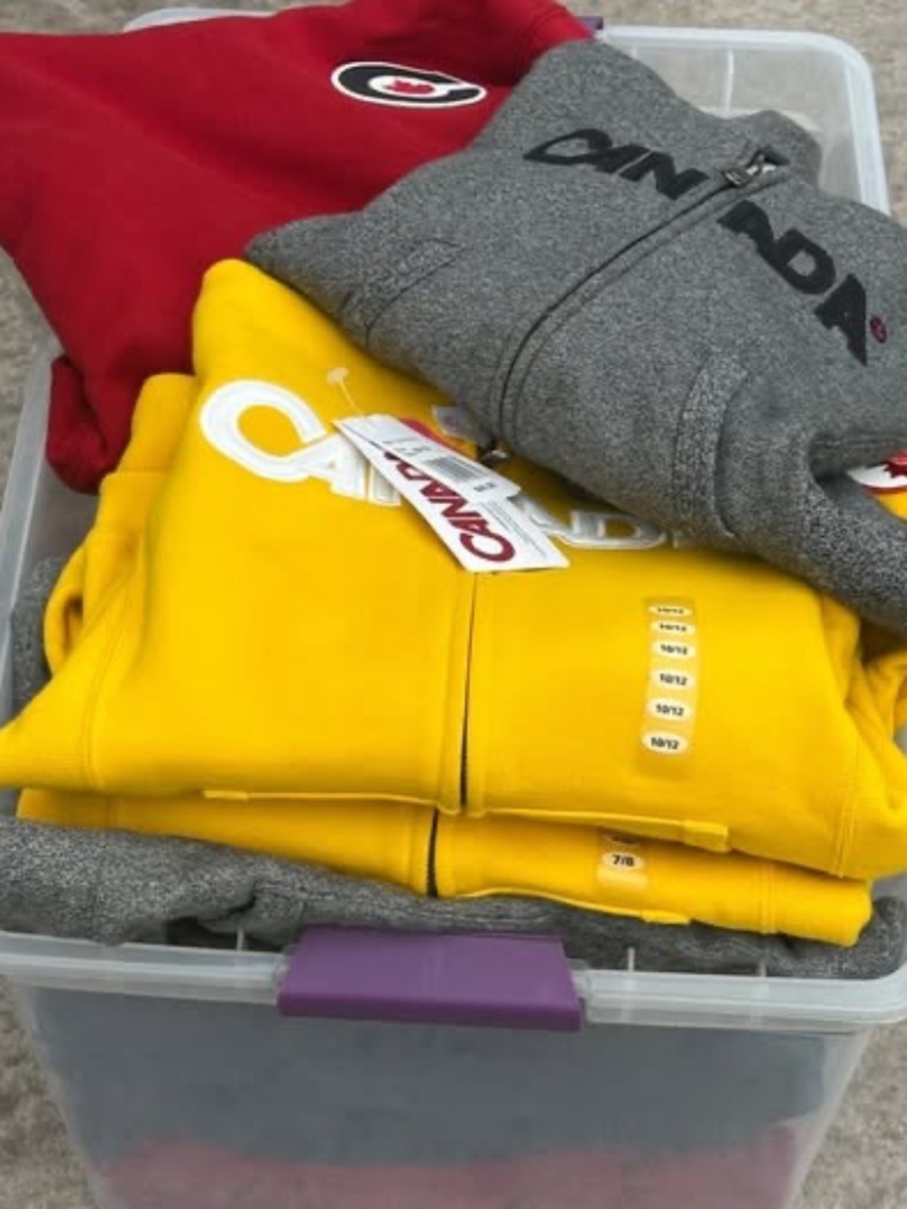 KIDS New Old Stock Original HBC Vancouver 2010 Olympics Hoodies